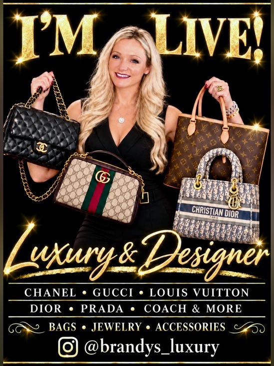 luxury Handbags - 🎉🎉I’M LIVE! ❤️❤️PLEASE LIKE AND SHARE TO BE NOTIFIED WHEN I GO LIVE!!❤️❤️